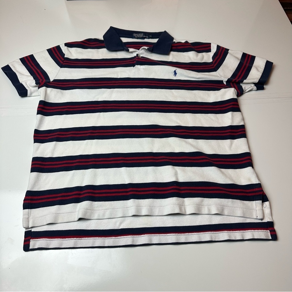 Striped Polo Shirt | Classic Fit XL · Polo Ralph Lauren - Picture 2 of 7